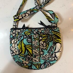 Vera Bradley Small Saddle Crossbody - Island Bloom